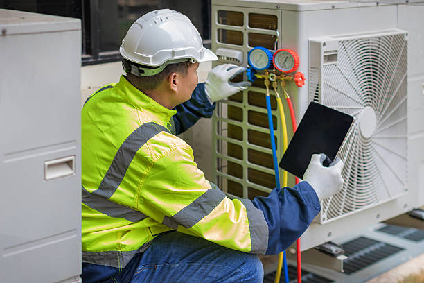 Professional Hvac Installation technician working in Perkasie, PA